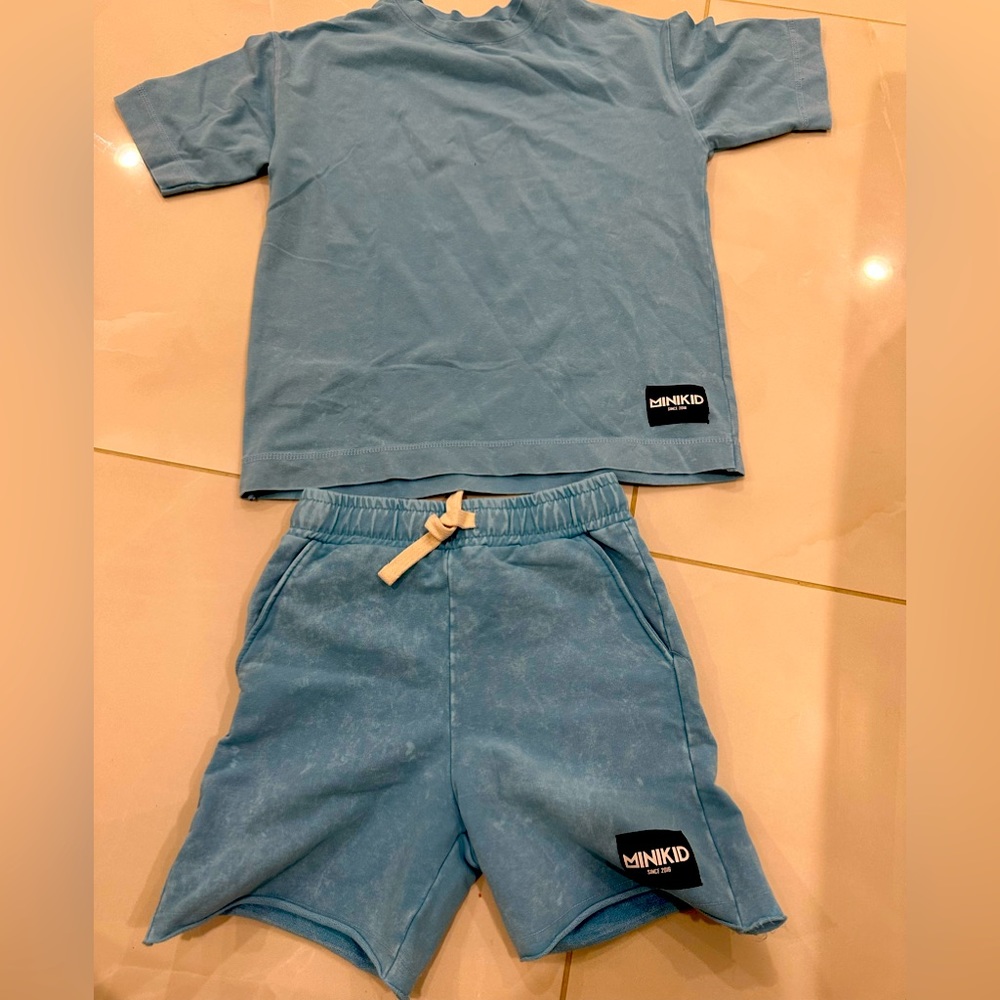 Boys Minikid shorts and shirt‎ outfit